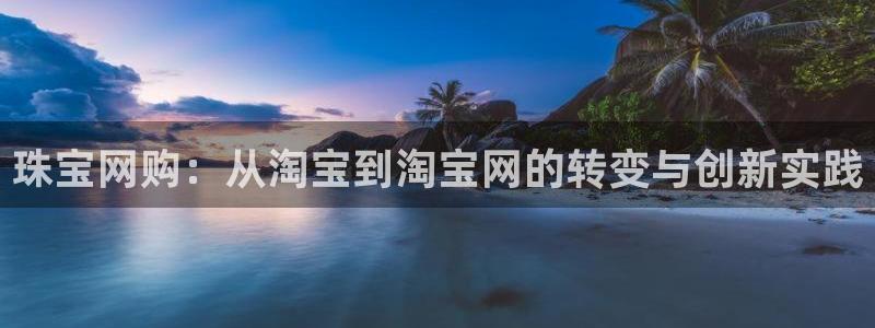 新宝5为啥开：珠宝网购：从淘宝到淘宝网的转变与创新实践
