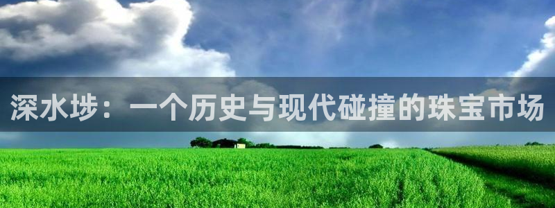 新宝5手机下载：深水埗：一个历史与现代碰撞的珠宝市场