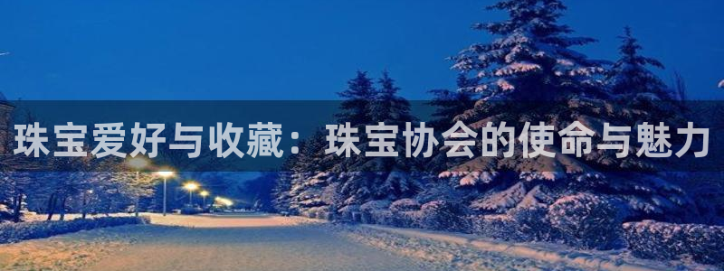 新宝5平台登陆：珠宝爱好与收藏：珠宝协会的使命与魅力