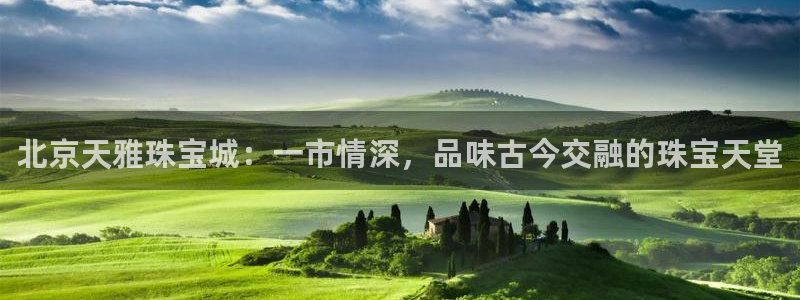 新宝5登录网址：北京天雅珠宝城：一市情深，品味古今交融的珠宝天堂