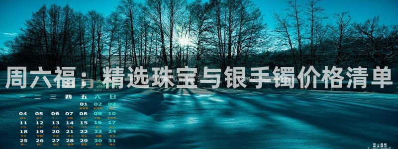 新宝5公司：周六福：精选珠宝与银手镯价格清单